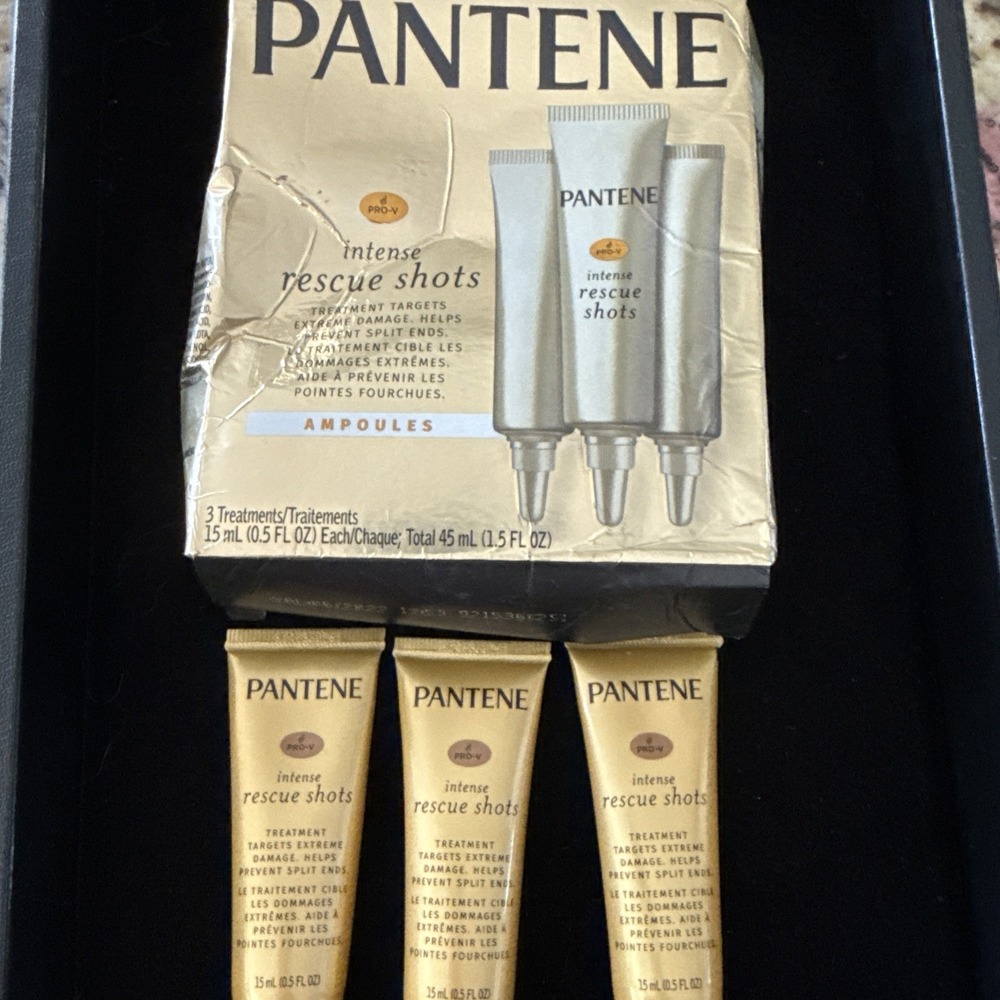 Pantene Intense Rescue Shots, 3 Treatments Box messed up 4612